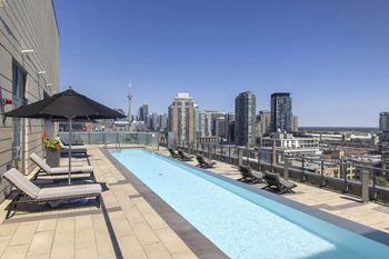 Rooftop infinity pool